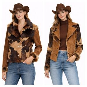 100% Sheepskin Reversible Jacket Medium